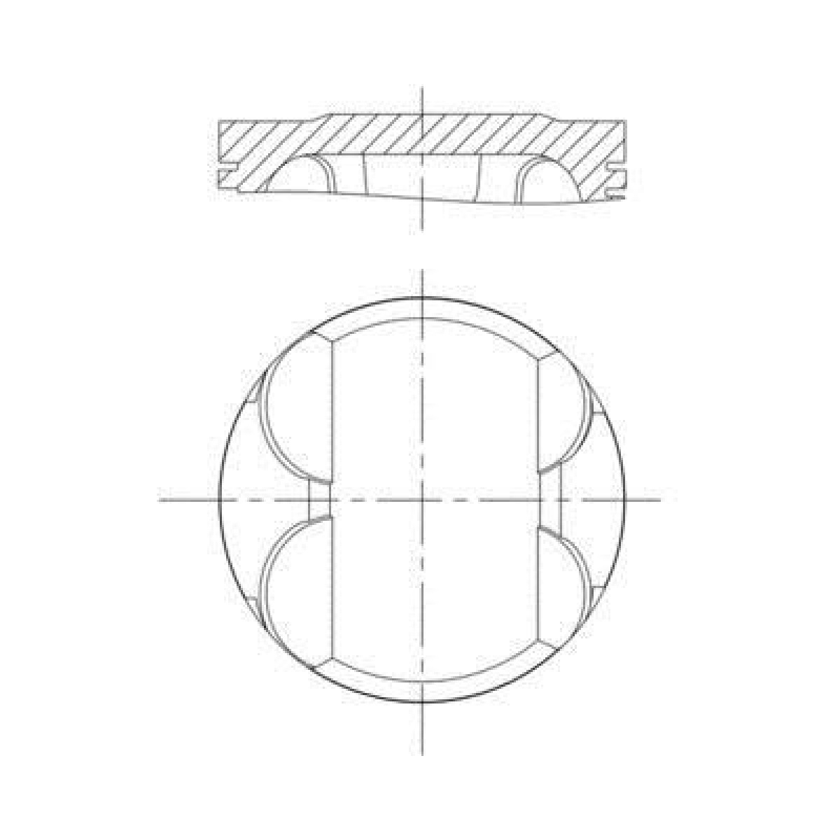 PİSTON+SEGMAN 80 MM M52